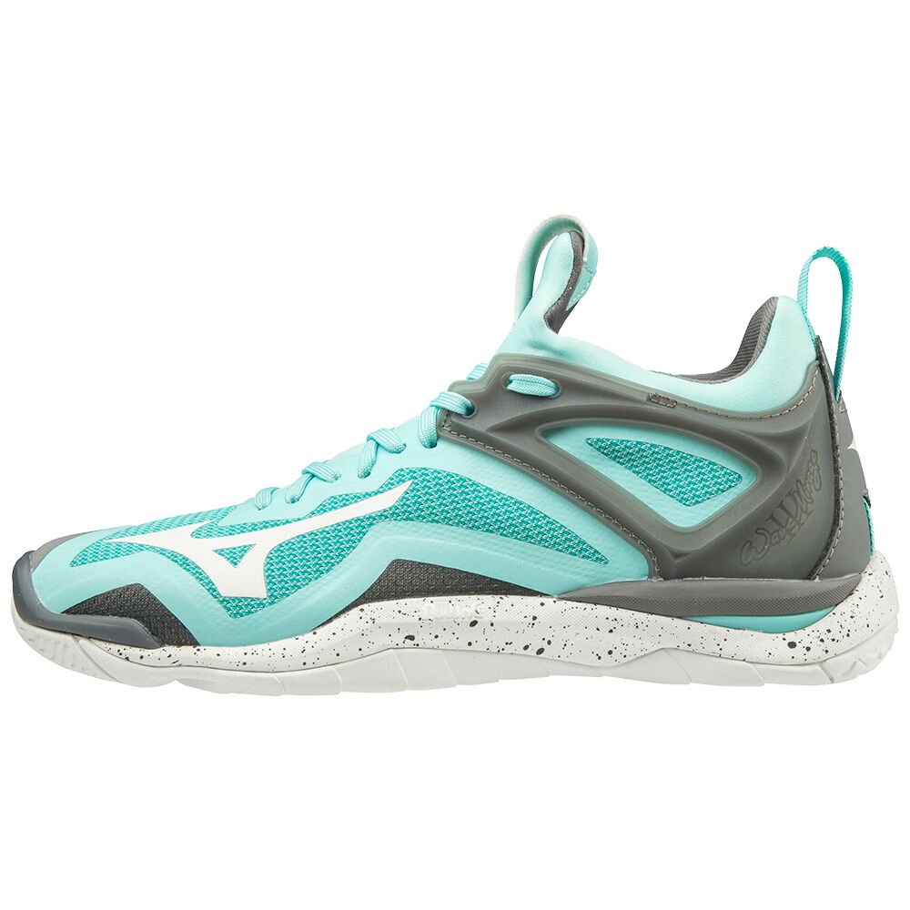 Mizuno Women's Handball Shoes WAVE MIRAGE 3 Blue/White/Grey - TBHLNQV-15